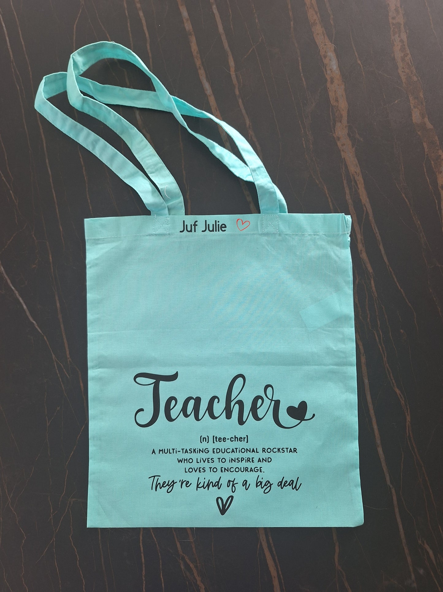 Totebag voor de leerkracht