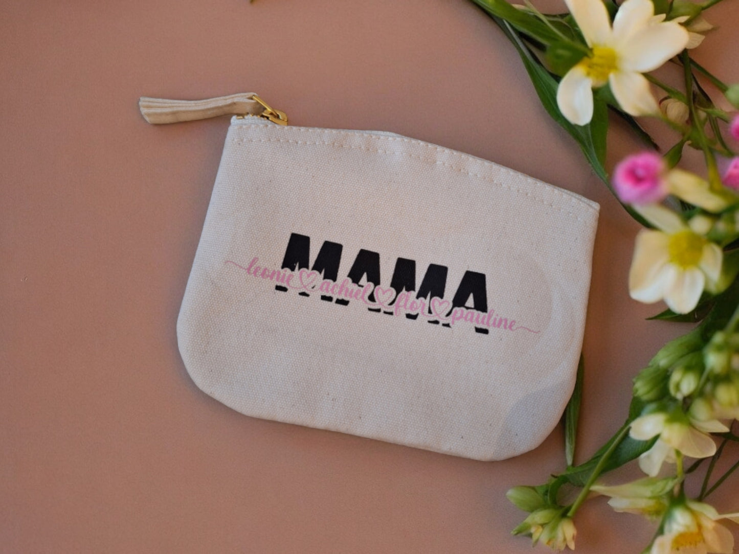 Spring purse met naam
