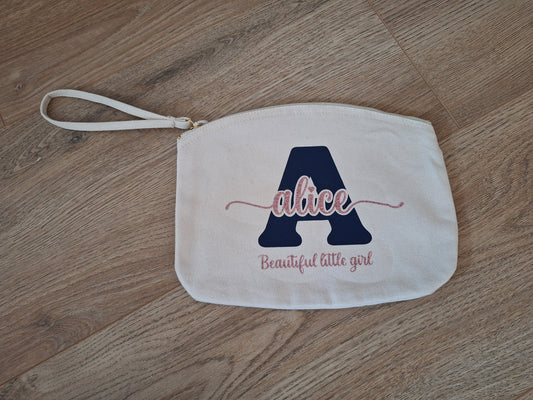 Wristlet met naam - S (19x17 cm)
